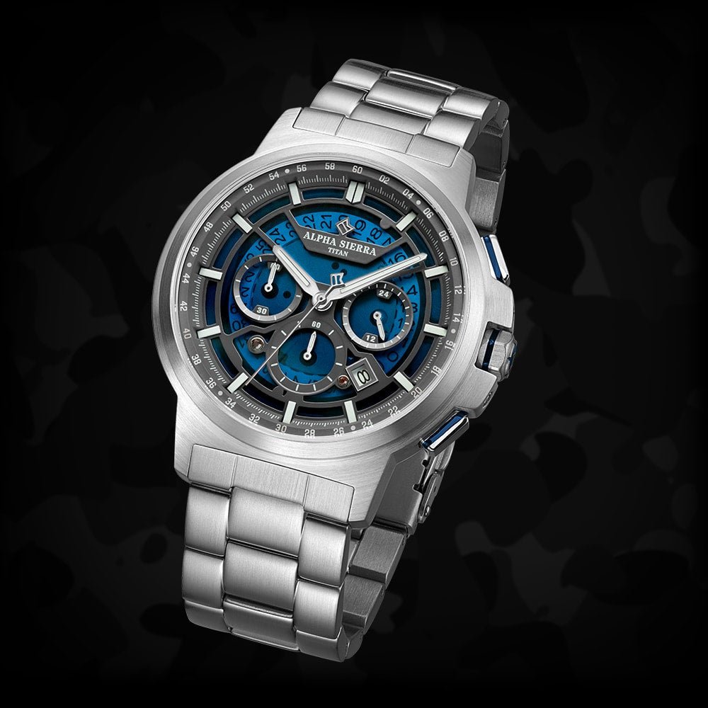 Alpha Cubic Watch Collection Alpha Sierra Watches | Titan Series Chronograph Men’s Watch
